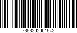 Código de barras (EAN, GTIN, SKU, ISBN): '7896302001943'