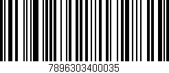 Código de barras (EAN, GTIN, SKU, ISBN): '7896303400035'