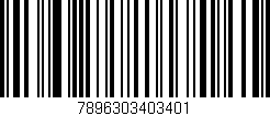 Código de barras (EAN, GTIN, SKU, ISBN): '7896303403401'