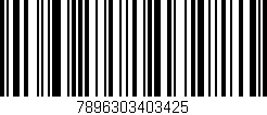 Código de barras (EAN, GTIN, SKU, ISBN): '7896303403425'