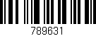 Código de barras (EAN, GTIN, SKU, ISBN): '789631'