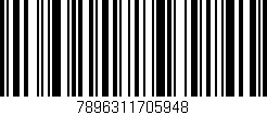 Código de barras (EAN, GTIN, SKU, ISBN): '7896311705948'