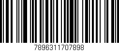 Código de barras (EAN, GTIN, SKU, ISBN): '7896311707898'