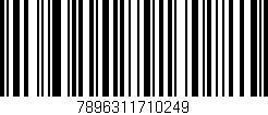 Código de barras (EAN, GTIN, SKU, ISBN): '7896311710249'