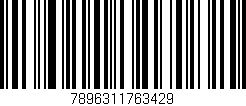 Código de barras (EAN, GTIN, SKU, ISBN): '7896311763429'