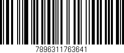 Código de barras (EAN, GTIN, SKU, ISBN): '7896311763641'