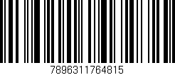 Código de barras (EAN, GTIN, SKU, ISBN): '7896311764815'
