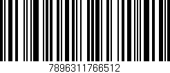 Código de barras (EAN, GTIN, SKU, ISBN): '7896311766512'