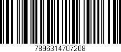 Código de barras (EAN, GTIN, SKU, ISBN): '7896314707208'