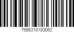 Código de barras (EAN, GTIN, SKU, ISBN): '7896316183062'
