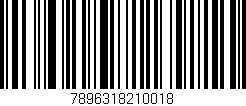 Código de barras (EAN, GTIN, SKU, ISBN): '7896318210018'