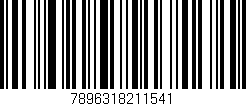 Código de barras (EAN, GTIN, SKU, ISBN): '7896318211541'
