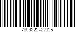 Código de barras (EAN, GTIN, SKU, ISBN): '7896322422025'