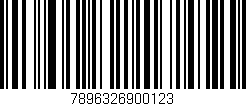 Código de barras (EAN, GTIN, SKU, ISBN): '7896326900123'