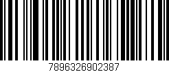 Código de barras (EAN, GTIN, SKU, ISBN): '7896326902387'