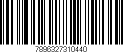 Código de barras (EAN, GTIN, SKU, ISBN): '7896327310440'