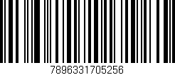 Código de barras (EAN, GTIN, SKU, ISBN): '7896331705256'