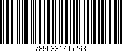 Código de barras (EAN, GTIN, SKU, ISBN): '7896331705263'