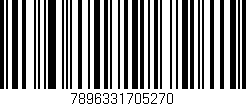 Código de barras (EAN, GTIN, SKU, ISBN): '7896331705270'