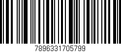 Código de barras (EAN, GTIN, SKU, ISBN): '7896331705799'
