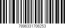 Código de barras (EAN, GTIN, SKU, ISBN): '7896331706253'