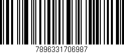 Código de barras (EAN, GTIN, SKU, ISBN): '7896331706987'