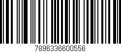 Código de barras (EAN, GTIN, SKU, ISBN): '7896336600556'