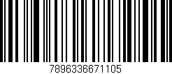 Código de barras (EAN, GTIN, SKU, ISBN): '7896336671105'