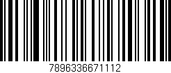 Código de barras (EAN, GTIN, SKU, ISBN): '7896336671112'