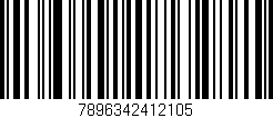 Código de barras (EAN, GTIN, SKU, ISBN): '7896342412105'