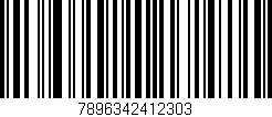 Código de barras (EAN, GTIN, SKU, ISBN): '7896342412303'