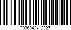 Código de barras (EAN, GTIN, SKU, ISBN): '7896342412327'