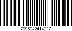 Código de barras (EAN, GTIN, SKU, ISBN): '7896342414277'
