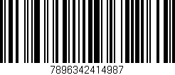 Código de barras (EAN, GTIN, SKU, ISBN): '7896342414987'