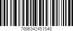 Código de barras (EAN, GTIN, SKU, ISBN): '7896342451548'