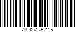 Código de barras (EAN, GTIN, SKU, ISBN): '7896342452125'