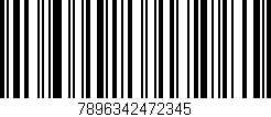 Código de barras (EAN, GTIN, SKU, ISBN): '7896342472345'