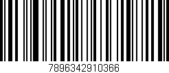 Código de barras (EAN, GTIN, SKU, ISBN): '7896342910366'