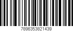 Código de barras (EAN, GTIN, SKU, ISBN): '7896353821439'