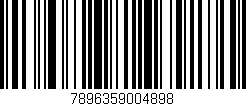 Código de barras (EAN, GTIN, SKU, ISBN): '7896359004898'
