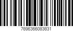 Código de barras (EAN, GTIN, SKU, ISBN): '7896366083831'