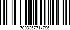Código de barras (EAN, GTIN, SKU, ISBN): '7896367714796'
