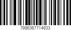 Código de barras (EAN, GTIN, SKU, ISBN): '7896367714833'