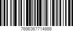 Código de barras (EAN, GTIN, SKU, ISBN): '7896367714888'