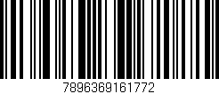 Código de barras (EAN, GTIN, SKU, ISBN): '7896369161772'