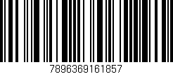 Código de barras (EAN, GTIN, SKU, ISBN): '7896369161857'
