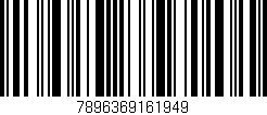 Código de barras (EAN, GTIN, SKU, ISBN): '7896369161949'