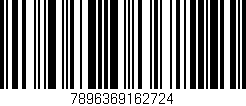 Código de barras (EAN, GTIN, SKU, ISBN): '7896369162724'