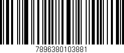 Código de barras (EAN, GTIN, SKU, ISBN): '7896380103881'