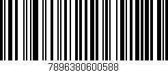 Código de barras (EAN, GTIN, SKU, ISBN): '7896380600588'